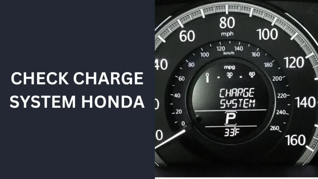 Check Charge System Honda