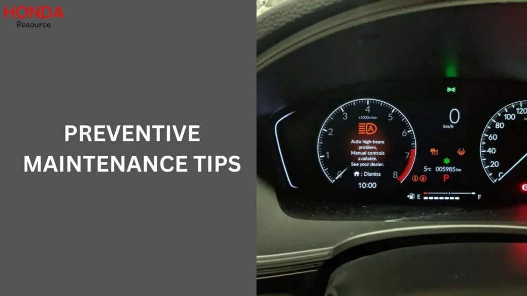 Preventive Maintenance Tips