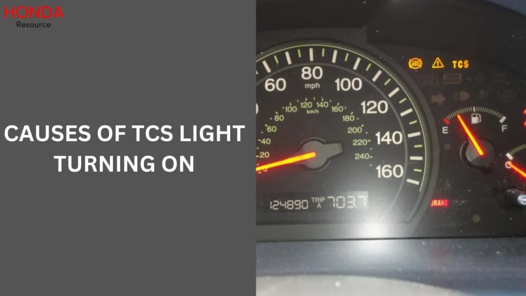 Causes of TCS Light Turning On