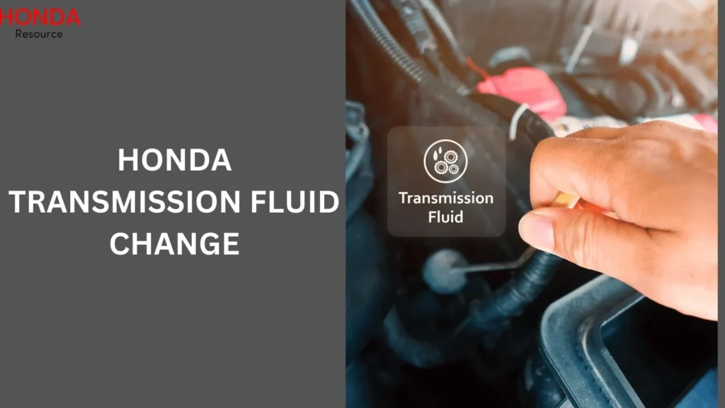 honda transmission fluid change