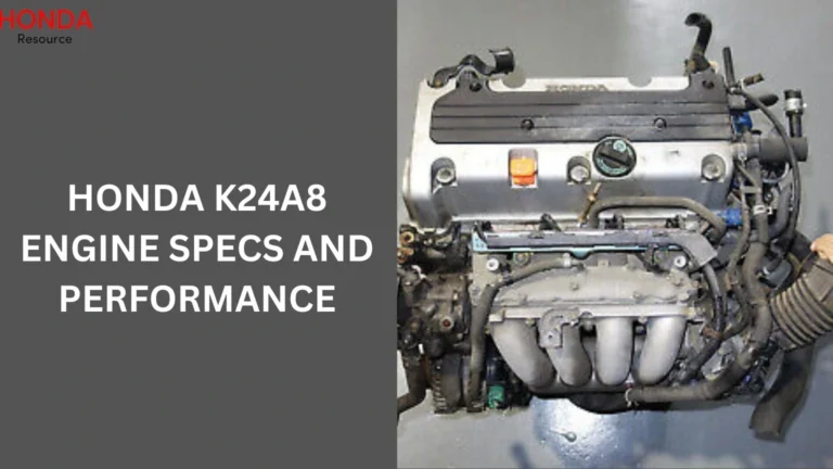 Honda K24A8 Engine Specs and Performance